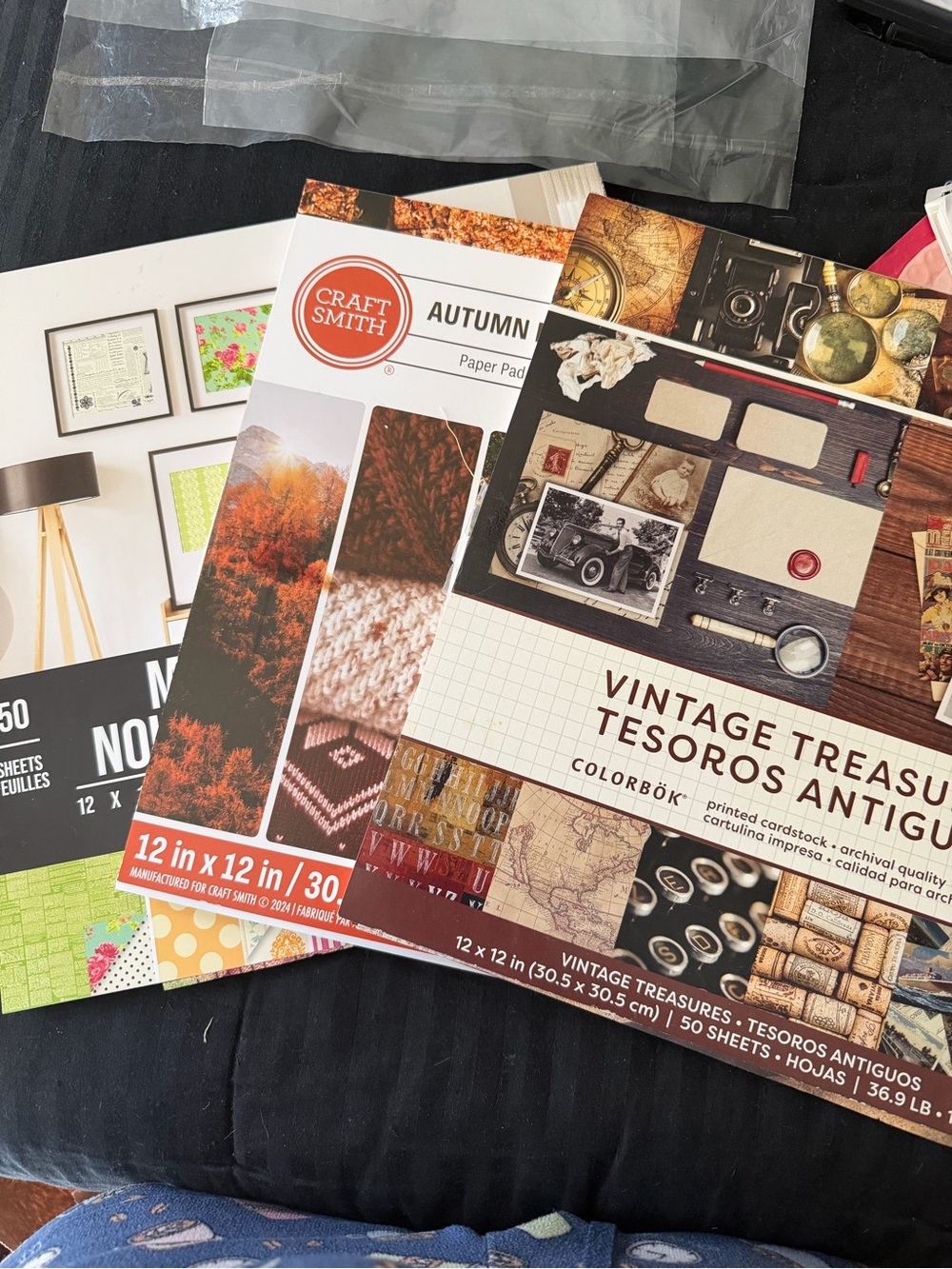 Craft Smith & ColorBok Vintage Treasures Paper Pad Set - Autumn Brown and Cream